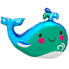 Морской мир А ФИГУРА/P35 Кит веселый 1207-5593