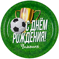 Футбол Тарелки большие ДР Футбол, 6 штук 1502-5265