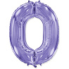 Цифры и числа Шар цифра 0 101см Lilac 1207-4734