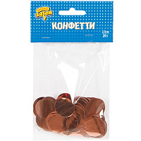 Розовое Золото Конфетти Круги Розовое золото 2,5см 1501-4943