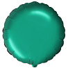 Зеленая Шар круг 45см Сатин Green 1204-1517