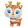 Животные Шар фигура Олень милый коричневый 1207-5086