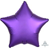 Фиолетовая Шар ЗВЕЗДА 45см Сатин Purple Royale 1204-0653