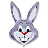 Животные Шар фигура Кролик серый 1207-0407