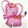 Животные Шар фигура Слоник розовый 1207-1880