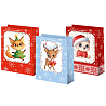 Новый год Пакет бум НГ Зверюшки 33х45см 1509-1183