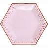 Розовое Золото Тарелки большие Гламур Pink & RoseGold 1502-5054