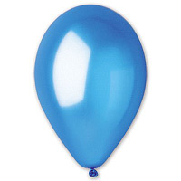 Синяя Шарик 25см, цвет 36 Металлик Blue 1102-0282