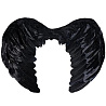 Вечеринка Хэллоуин Крылья ангела черные 40х55см/G 1501-5932
