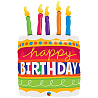 Торт Шар фигура Торт со свечками H. Birthday 1207-2067