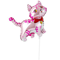 Котики Г М/ФИГУРА/Кошечка с бантом розовая 1206-1503