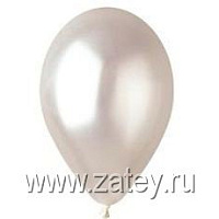 Белая Шарик 36см, цвет 28 Металлик Pearl 1102-0356