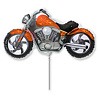 Шар Мини фигура Мотоцикл оранжевый 1206-0627