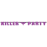  Гирлянда-буквы KILLER PARTY, 3,6м 1505-1935