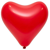 Горячие сердца! Шары Сердце красное 30см Apple Red 1105-0342