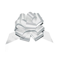 Белая Бант шар Белый 5см 2009-2516