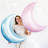 Шарик Месяц 91см, Пастель Blue