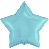Голубая Шар Звезда 76см Металлик CoolBlue 1204-1104