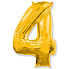 Цифры и числа Ф ЦИФРА 4  40" Gold  без УП 1207-4815
