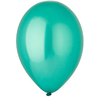 Зеленая Шарик 14", 36см, цвет 55 Металлик Green 1102-0378