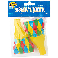 Многоцветное Ассорти Язык-гудок большой 2шт 1501-0345