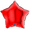 Красная Шар звезда 45см Металлик Red Италия 1204-1490