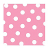  Салфетка New Pink горошек 25см 16шт/А 1502-2374