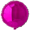Фиолетовая Шарик без рисунка 9" круг Purple 1204-0166