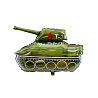 Россия, вперед! Шар фигура Танк Т-34 1207-1856