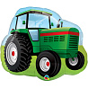 Машинки Шар фигура Трактор зеленый 1207-3892