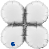 Белая Подставка для шаров 33см White 1204-1395