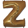 Буквы Шар БУКВА "Z", 101см Gold 1207-1676
