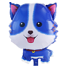 Животные Шар фигура Собака Корги синяя 1207-5085