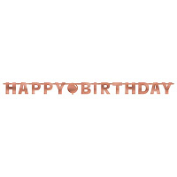 Конфетти Party Розовый Гирлянда-буквы Happy B-day RoseGld Blush 1505-2073