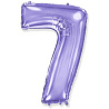 Цифры и числа Шар цифра 7 101см Lilac 1207-4741
