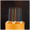 Свечи для торта пастель Ассорт 17см 24шт