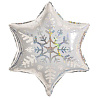 Снежинка Шар фигура Снежинка блеск 1207-5540