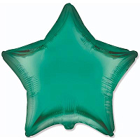 Зеленая Шар звезда 45см Сатин Green 1204-1505