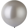 Серебряная Большой шар 100см 38 мет серебряный 1109-0579