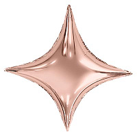 Розовое Золото Р Б/РИС 29" ЗВЕЗДА 4х-конечная Rose Gold 1204-1259