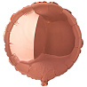Розовое Золото Шарик Круг 45см, Rose Gold 1204-0934