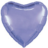 Фиолетовая Шар сердце 76см Пастель Lavender 1204-1020