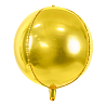 Золотая Шар 3D СФЕРА 16" Металлик Gold 1209-0414