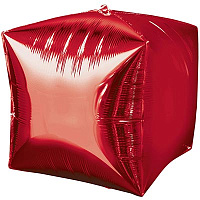 TNT Party А 3D КУБ 15" Б/РИС Металлик Red 1209-0036