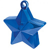 Синяя Грузик для шаров Звезда синяя 170гр 1302-0655