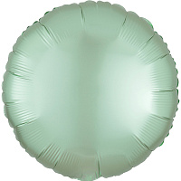 Зеленая Шарик КРУГ 45см Сатин MintGreen 1204-0906