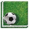 Футбол Салфетки Футбол зеленый, газон, 20 штук 1502-2023