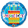 Торт Шарик 45см H.Birthday Торт со свечками 1202-2115