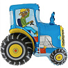 Машинки Шар фигура Трактор синий 1207-4033