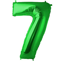 Цифры и числа Шар цифра "7", 102см Green 1207-2697